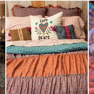 Natural Life Queen Ruffle Duvet Cover